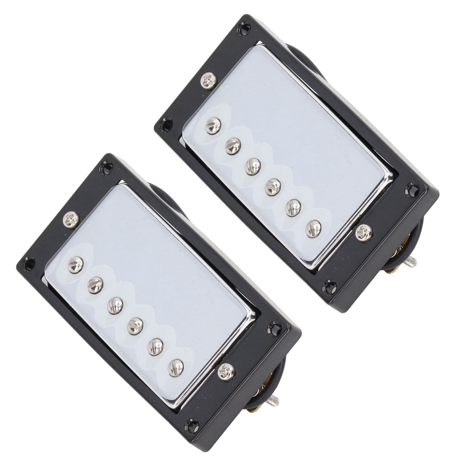 Double Coil Pickup Neck Bridge Metal for LP Style Electric Guitar Parts Replacement