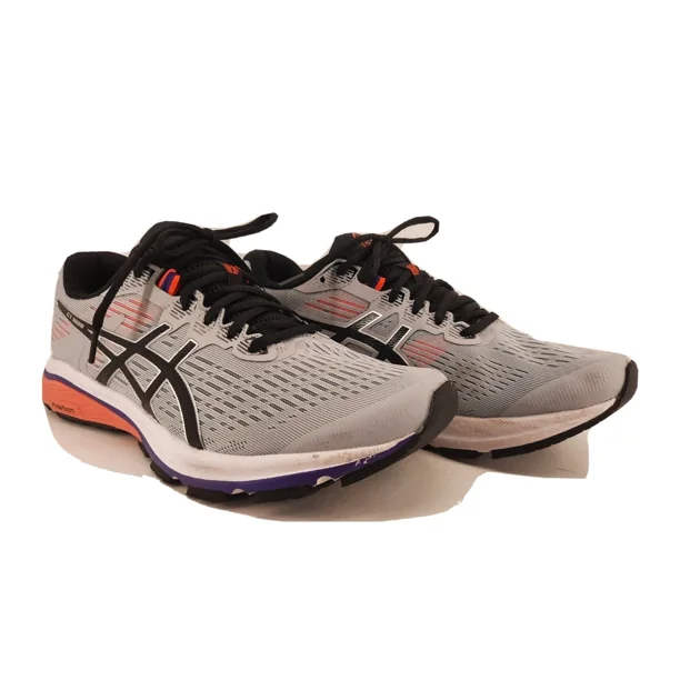 Asics GT 1000 8 Grey, Black , Orange Athletic Shoes. Size 9.5 SN 1012A460