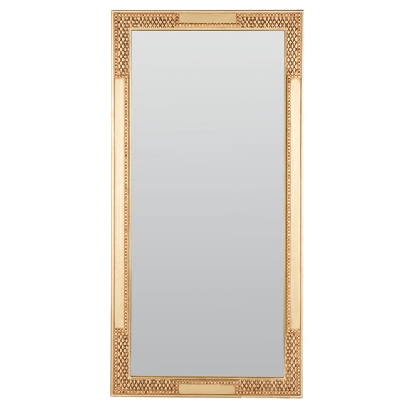 Safavieh Lerson Traditional Border Rectangle Mirror, Gold