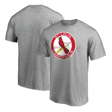 St. Louis Cardinals Fanatics Branded Cooperstown Collection Huntington T-Shirt - Heathered
