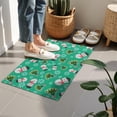 thumbnail image 4 of Green Christmas Snowman Pattern Door Rugs,Washable Non Slip Door Mats Indoor,Decorative Door Mats,Entry Mat Indoor for Entrance,Bedroom,Kitchen,Bathroom,16"x24", 4 of 6