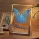 thumbnail image 1 of Luz de noche de mariposa personalizada para niñas, regalos de cumpleaños de Navidad personalizados para niñas, luz de noche de acrílico, decoración de guardería para bebés, lámpara de noche, regalos ú, 1 of 6