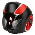 thumbnail image 2 of Cascos de boxeo Muay Thai Sanda Karate Taekwondo Protector de cabeza de entrenamiento Protector de equipo M (rojo), 2 of 8
