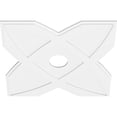 thumbnail image 2 of 36"OD x 6"ID x 12 1/2"C x 1"P Titus Architectural Grade PVC Contemporary Ceiling Medallion, 2 of 11