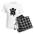 thumbnail image 4 of CafePress - Cowgirl Silhouette - Women's Short Sleeve Print T-Shirt and Pants Light Cotton Pajama Set, 4 of 7