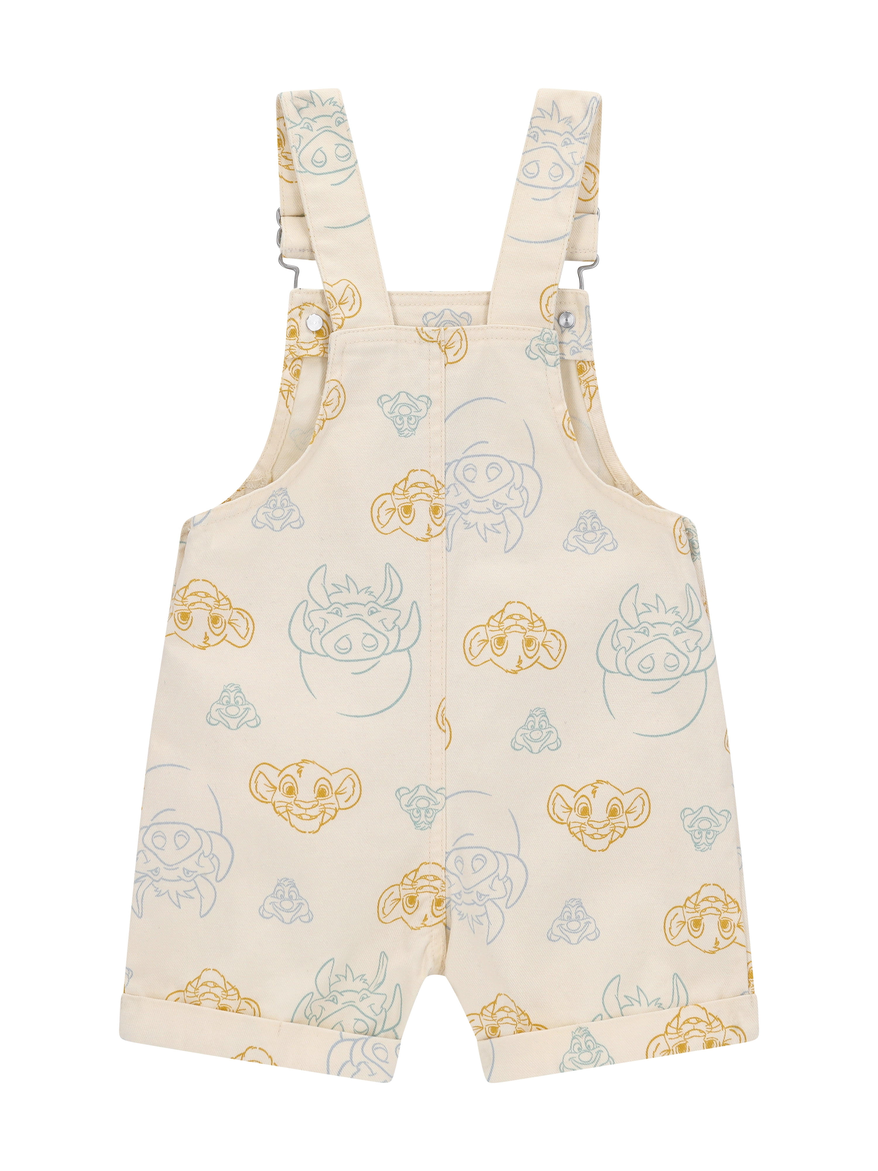 Disney Lion King Baby Boy 2 piece Shortall Set, Sizes 0/3 Months-24 Months