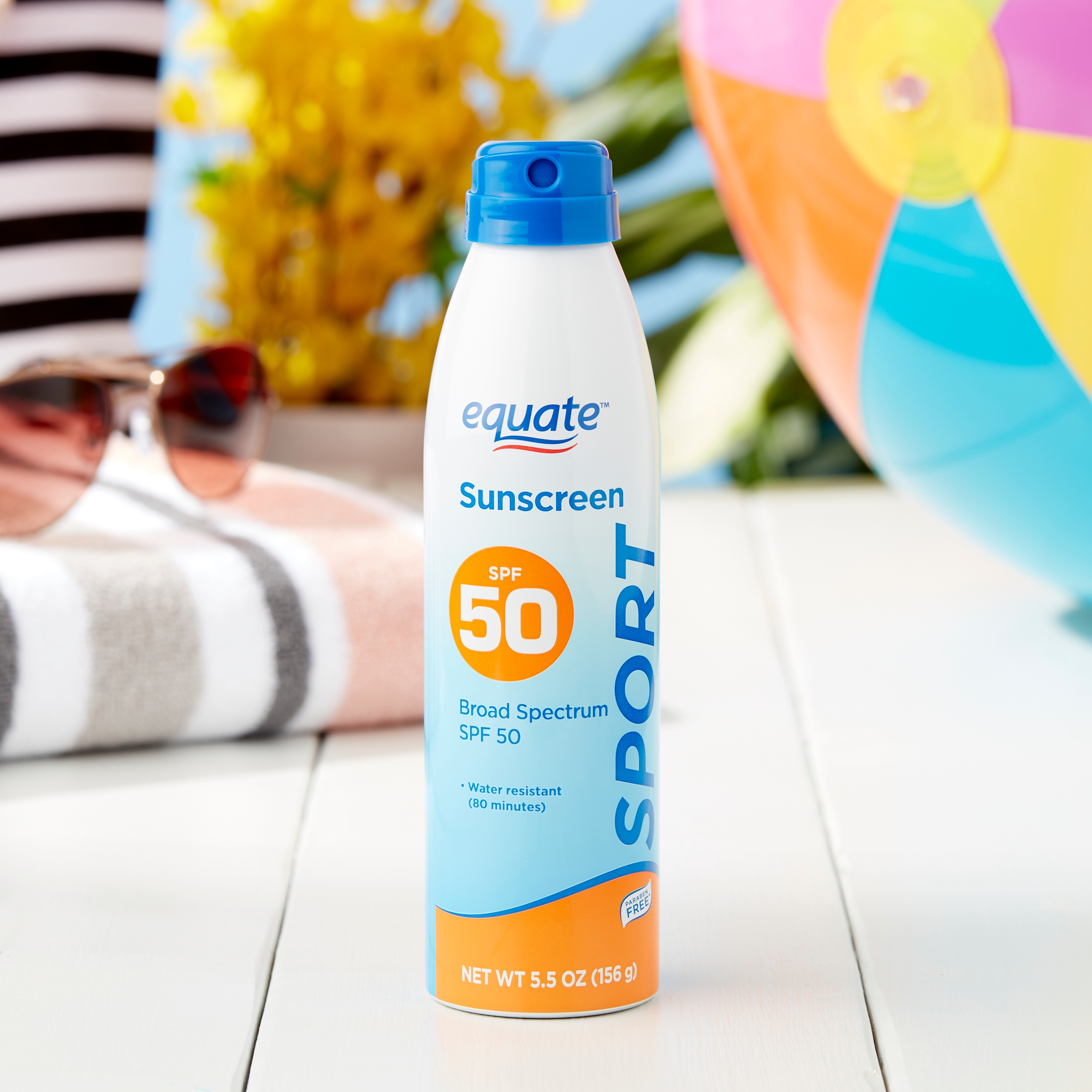 Equate Sport Sunscreen Spray, SPF 50, 11 oz, 2 Count - image 2 of 10