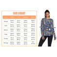 thumbnail image 3 of FORMRS Womens Long Sleeve Shirts UPF 50+ Sun Protection Quick Dry Fishing Hiking Tops, Size S-2XL, Vibrant Ocean Pattern, 3 of 8