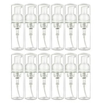 10X Travel Bottle Foamer Pump 50mL Clear Plastic Liquid Soap Dispenser Mini Size