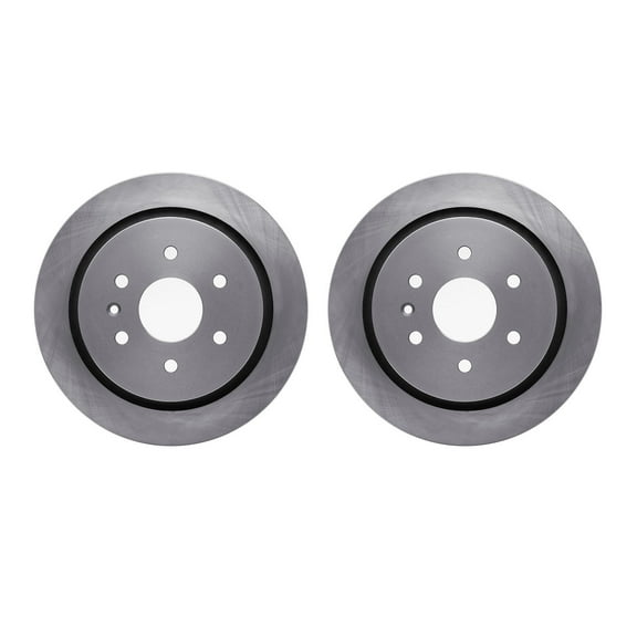 Dynamic Friction Company Rear Brake Rotors 6002-46030