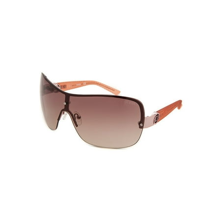 Gradiant Lens - Guess Gf0274-28F-115 Women's Shield Pink Black Gradient Lenses Sunglasses