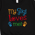 thumbnail image 3 of Inktastic My Gigi Loves Me Grandchild Toddler Sweatshirt, 3 of 4