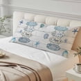 thumbnail image 4 of Coastal Beach Body Pillow Cover 20 x 54 Inch Decorative Pillow Cover Ocean Nautical Surfboards Starfish Wood Grain Lumbar Pillowcase Seasonal Rectangle Cushion Case for Couch Sofa Bed Living Room, 4 of 9