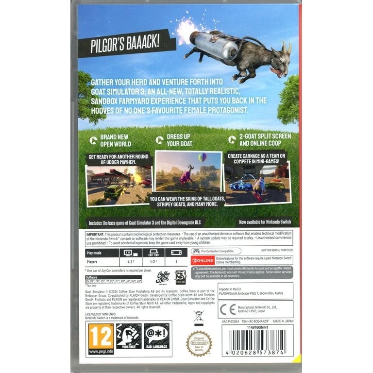 Goat Simulator 3 for Nintendo Switch™ - Walmart.com