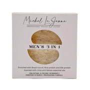 Michel LeJeune Men's 3 in 1 Professional Solid Shampoo Bar 80 Gr.