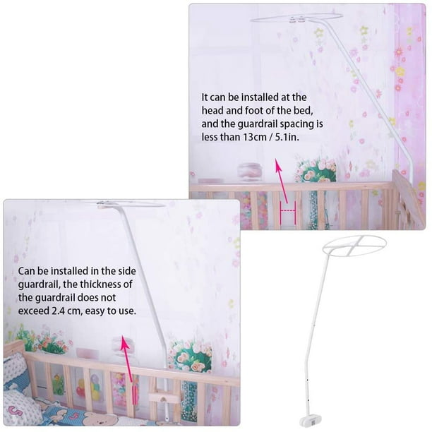 Crib canopy outlet stand