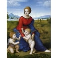 thumbnail image 2 of Raphael 25x32 Gold Ornate Wood Framed with Double Matting Museum Art Print Titled - Madonna And Child With St John 2, 2 of 4