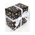 thumbnail image 5 of 43x300cm Black Gold Gift Wrapping Paper Polka Bouquet Packaging Paper Christmas Valentines Day Birthdays Gifts Decorations Paper, 5 of 9
