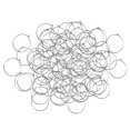 thumbnail image 2 of Paquete a granel de aretes de aro con cuentas redondas para manualidades de joyería DIY 500 piezas, 2 of 8