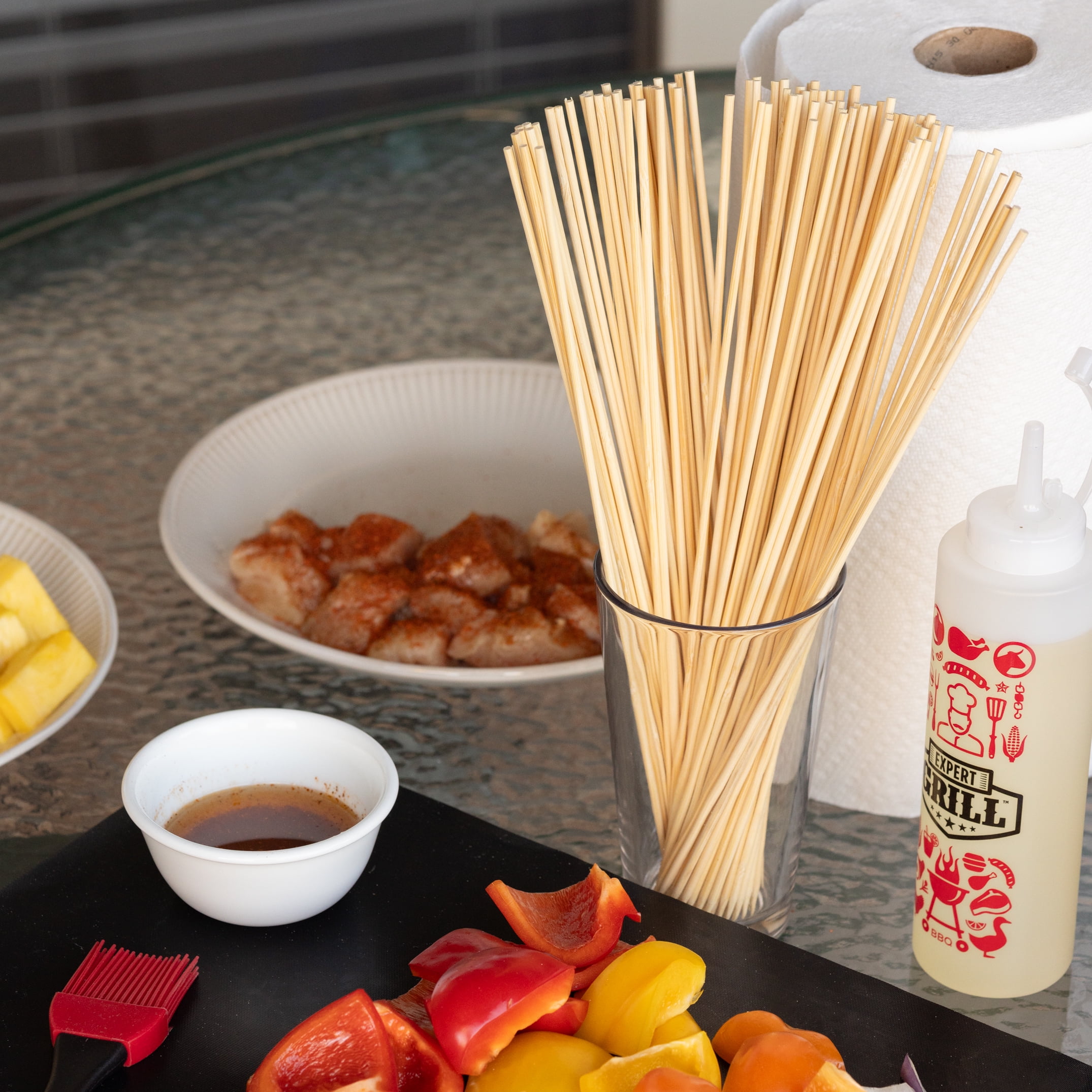 Expert Grill Bamboo Skewers for Grilling, 100 Count