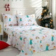thumbnail image 1 of Pink Moon Unicorn Kids Sheet Set Full Piece Cute Printed Microfiber Bed Sheets for Girls Deep Pocket, 1 of 7