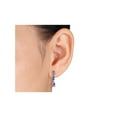 thumbnail image 2 of 2.55 Carat (Ctw) Amethyst and Tanzanite drop Earrings in Sterling Silver for Women, 2 of 6