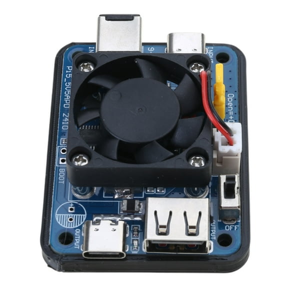 Stable 5V5A Power Supply Module with PD Input for RPI 5 Development Boards