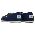 thumbnail image 2 of TOMS Womens Alpargata Recycled Cotton Canvas Loafer Flat 7 Navy Recycled Cotton Canvas, 2 of 3