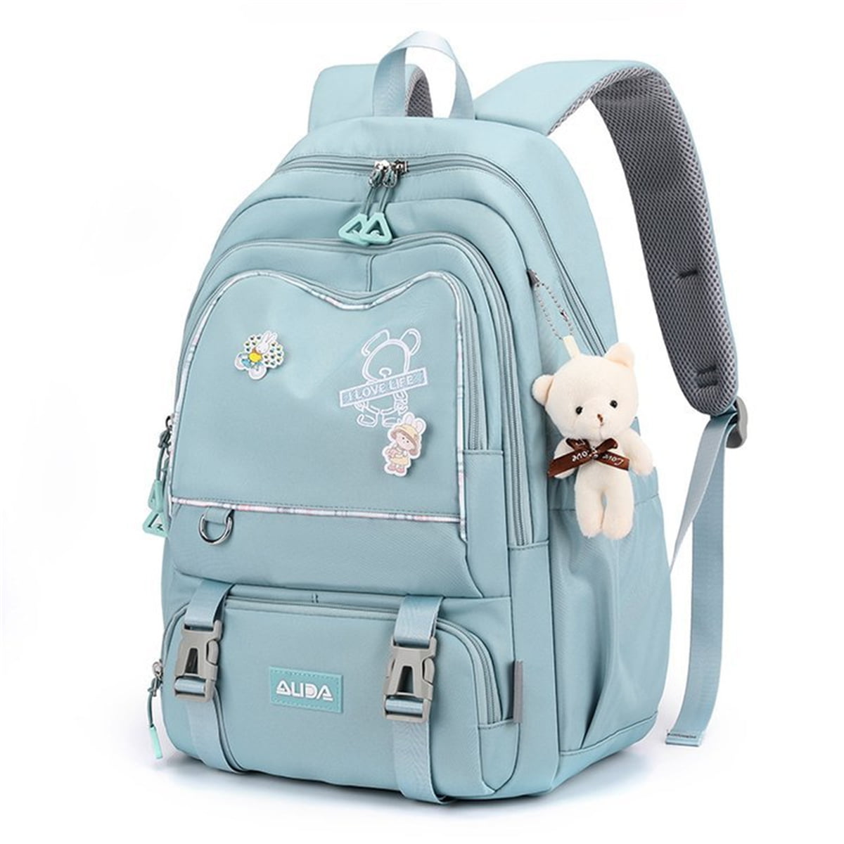 Women Backpacks For Teenage Girls School Bag Rucksack Travel Bags-Blue - Walmart.com