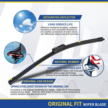 2 Wipers Factory Replacement For Subaru Outback Legacy 2020-2022 Original Equipment Replacement Windshield Wiper Blades Set - 26"/18" Top Lock (Set Of