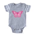thumbnail image 1 of CafePress - Butterfly Pink - Cute Infant Baby Football Bodysuit, 1 of 1