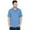 Blue, variant on Turtle Bay New York Men's Short Sleeve Pique Polo Shirt in Cotton Blend with Front Pocket
