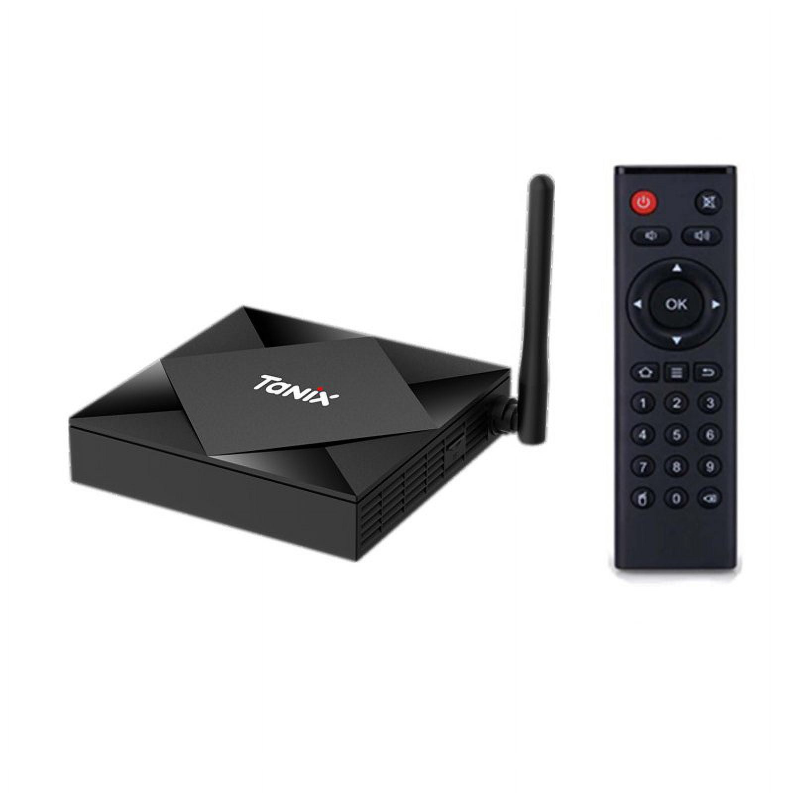 TX6S TV BOX Android 10 Smart tv box 4GB RAM 32GB 64GB ROM TVBox Allwinner H616 Quad Core Box H.265 4K Media player 2GB 8GB black_4GB + 32GB with i8 Keyboard