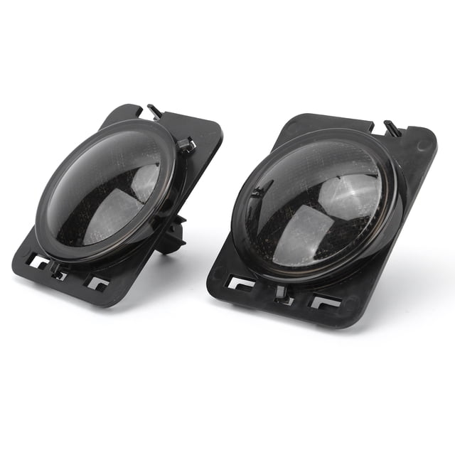 Lámpara Indicadora De Giro, Luz Indicadora Lateral De Carcasa Negra 3000K Para Automóvil YLSHRF Turn Indicator Lamp