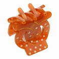 thumbnail image 3 of Brown Hair Claw For Women Bun Claw Clip Ponytail Holder Shark Clip Jaw Clip Vintage Hair Clip Large Round Hair Claw Clip, 3 of 10