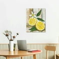 thumbnail image 3 of Nawypu  Inspirational Lemon Wall Decor Art Prints, Lemon Green Leaf Modern Wood Wall Decor, Green leaf Sour lemon Art Print Poster Perfect for Dining Room Kitchen Office, 3 of 5