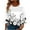 Beige, variant on Women's 3/4 Sleeve Blouse Womens Casual Pleated Floral Print Flare Sleeve Top Clothes Fashion Beige XXL