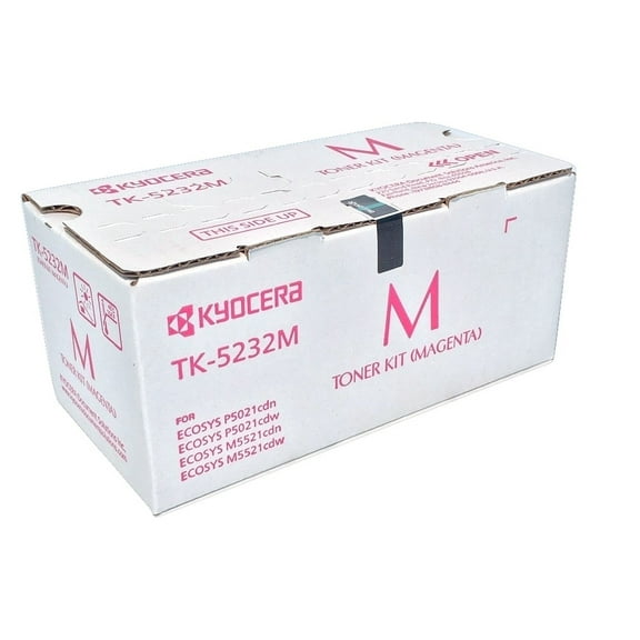 Kyocera TK-5232M Original High Yield Laser Toner Cartridge - Magenta - 1 Each - 2200 Pages