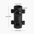 thumbnail image 4 of 2 Pcs Piquets de Sécurité en Acier Inoxydable pour Auvent, Cannes à Pêche avec Doubles Pointes, Kit de Tubes Universels Réglables pour Randonnée, 4 of 9