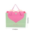 thumbnail image 2 of Minkissy 9Pcs Heart-shaped present Packing Bags Pink White Green Assorted Color for Valentine's Day Paper Bag, 2 of 5