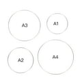 thumbnail image 5 of 3Pcs Diy Jewelry Wall Decoration Iron Ring Pendant Large Circle Welding Ring Silver Iron Ring, 5 of 9