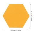 thumbnail image 2 of DRAFIDEEP 12PCS Hexagon Felt Wall Stickers Assorted Colors Self-Adhesive Decorative Decals for Classroom and Home Decor, 2 of 7