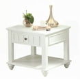 thumbnail image 3 of White Washed End Table with Bottom Shelf - Elegant Finish & Versatile Storage, 3 of 5