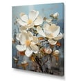 thumbnail image 2 of Designart "Sunlit Garden'S Pearl White Magnolia Blossoms II" Magnolias Canvas Prints, 2 of 7