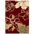 thumbnail image 2 of Milan Roth Beige Aqua Area Rug 5x7.6 Transitional Abstract 100% Polypropylene, 2 of 3