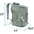 thumbnail image 4 of Mr. Peanut's Vancouver Series Backpack Pet Carrier for Smaller Cats and Dogs, 4 of 9