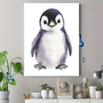 thumbnail image 4 of Adorable Penguin Watercolor Painting/Canvas Art， Suitable for Living Room， Bedroom， Office， Nursery， and Bathroom Decoration., 4 of 8