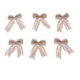 thumbnail image 4 of COSMOBETTY 6Pcs Small Burlap Bows Hessian Ribbons for Crafting and Wedding Decorations, 4 of 8