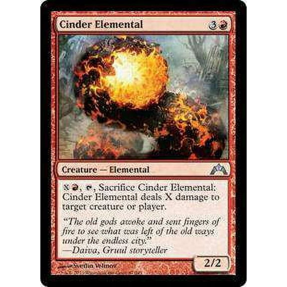 MtG Gatecrash Uncommon Cinder Elemental (Foil) #87