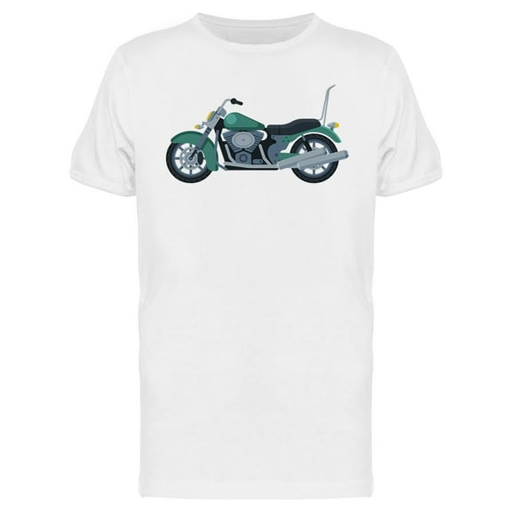 Motorcycle Vehicle T-Shirt Men -Image by Shutterstock, Male Large